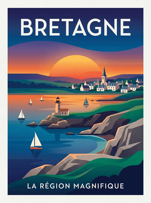 Affiche Bretagne