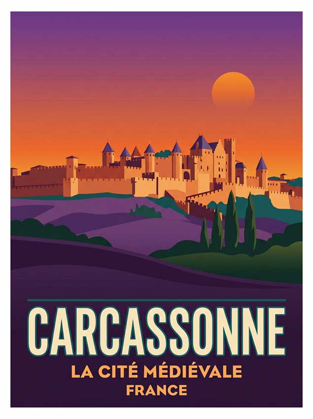 Affiche Carcassonne