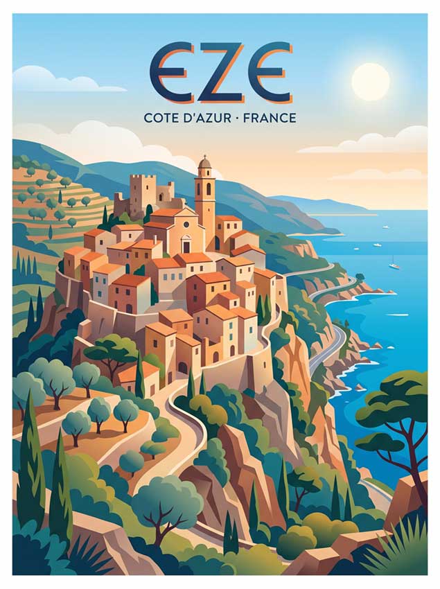 Affiche Èze