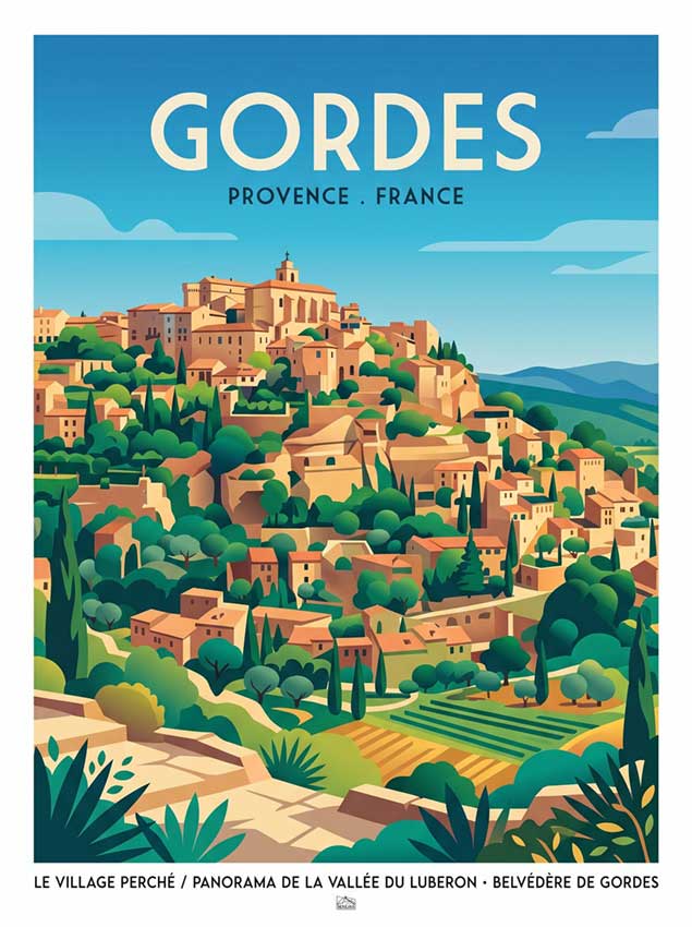 Affiche Gordes