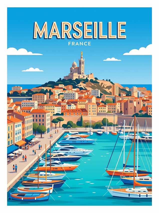 Affiche Marseille