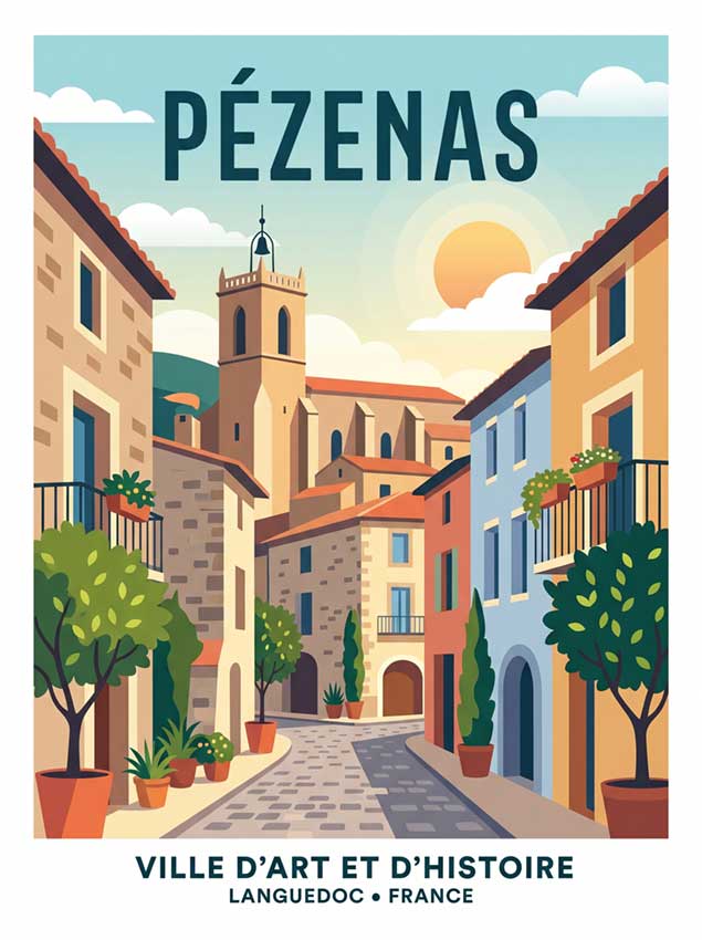 Affiche Pézenas