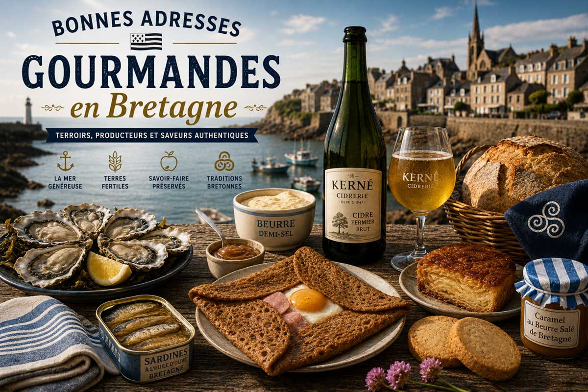 Les bonnes adresses gourmandes de Bretagne