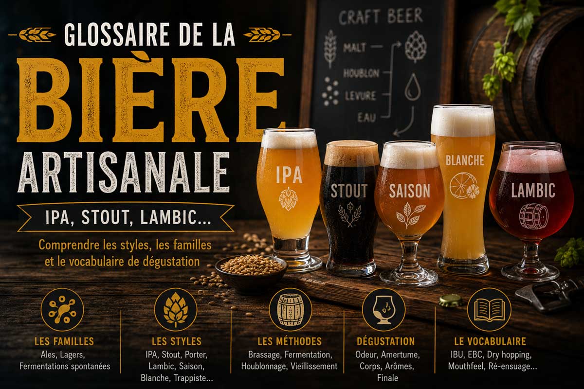 Glossaire de la bière artisanale : IPA, stout, lambic…