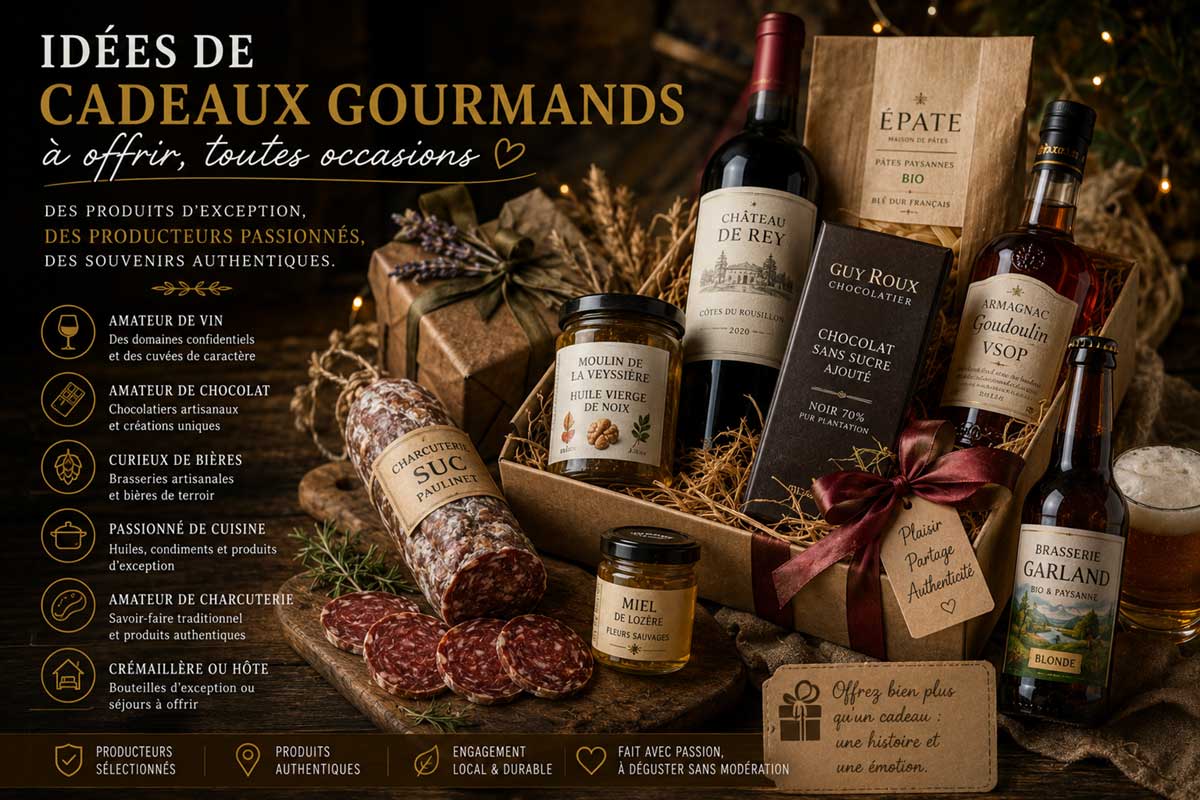 Idées de cadeaux gourmands à offrir (toutes occasions)