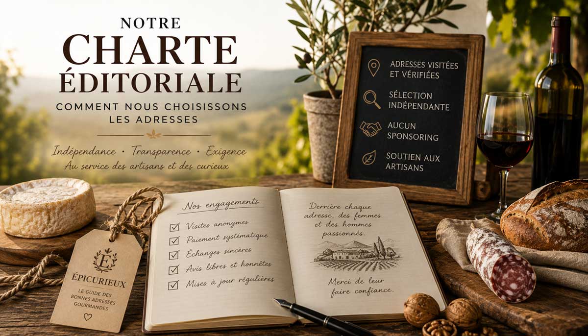 Notre charte éditoriale : comment nous sélectionnons les adresses