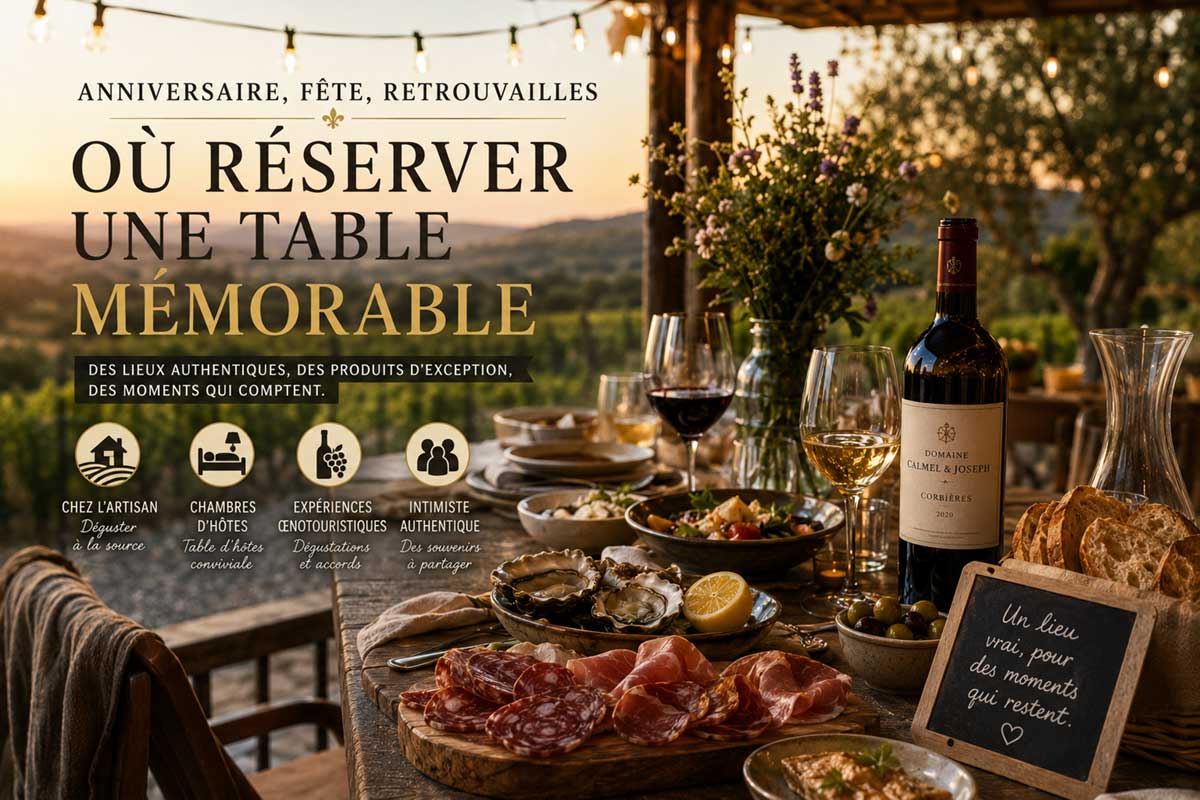 Anniversaire, fête, retrouvailles : où réserver une table mémorable