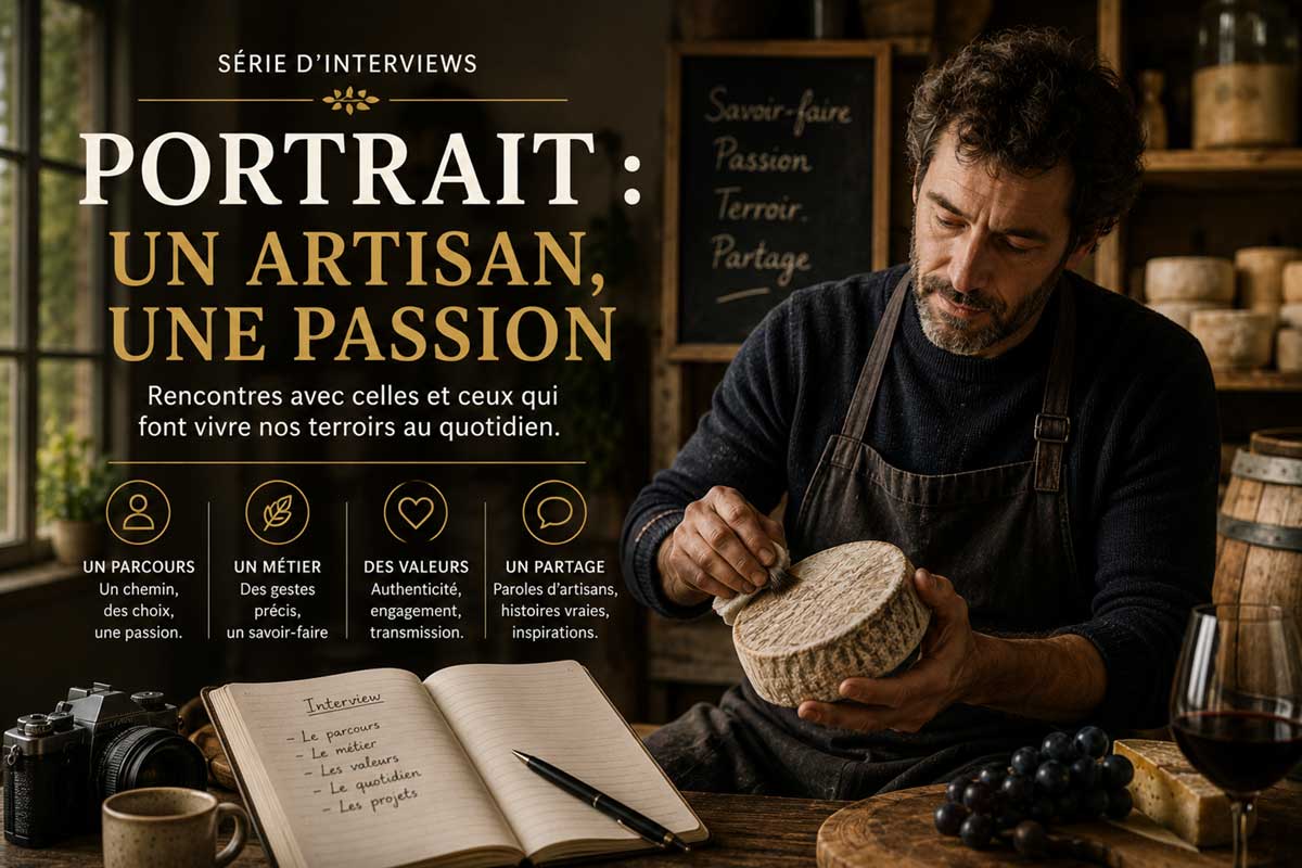 Portrait : un artisan, un savoir-faire (série d'interviews)